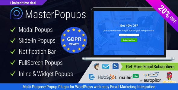 Master Popups - Popup Plugin for Lead Generation