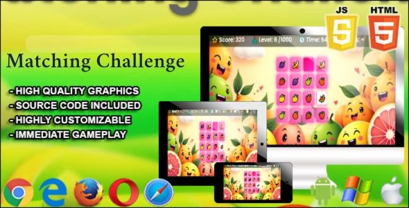 Matching Challenge - HTML5 Game