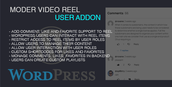 Modern Video Reel User