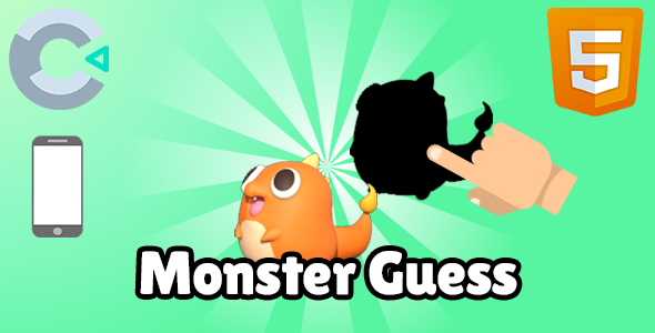 Monster Guess - Hyper Casual game Construct 3 - HTLL5