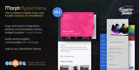 Morph: Flyout Mobile Menu Plugin for WordPress
