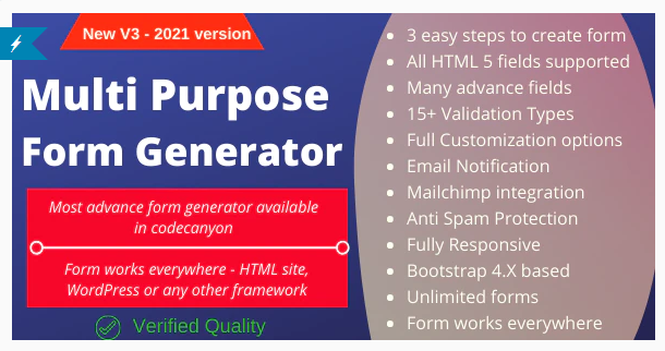 Multi-Purpose Form Generator & docusign (All types of forms) with SaaS