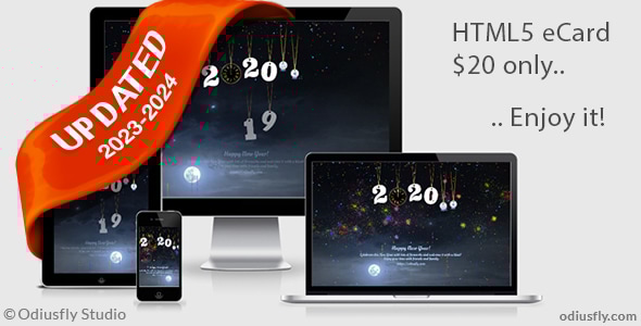 New Year Countdown Card