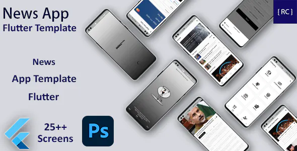 News Android App + News iOS App Template - Flutter - NewsApp
