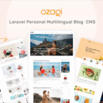 Ozagi personal blog multilingual laravel cms codermarket.png