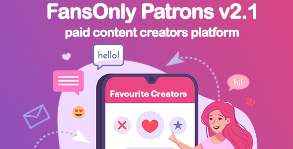 PHP FansOnly Patrons - Paid Content Creators Platform.5