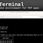 Phpterminal shell like environment for php apps codermarket.jpg
