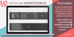 PixGridder Pro Page Grid Composer for Wordpress