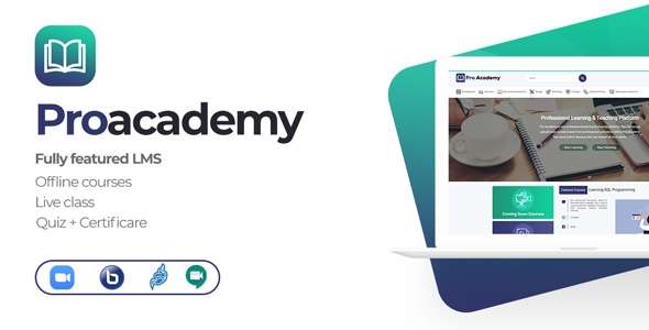 Proacademy 2 - LMS & Live Classes Marketplace