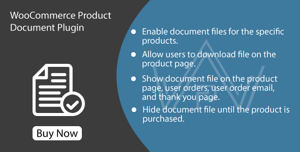 Product Documents for WooCommerce