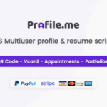 Profileme saas multiuser profile resume vcard script codermarket.png