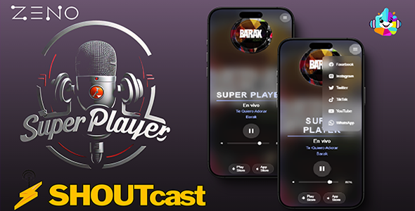 Radio Super Player - Todo Players HTML5 ShoutCast, Icecast y Web
