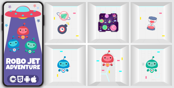 Robo Jet Adventure - HTML5 Game, Construct 3