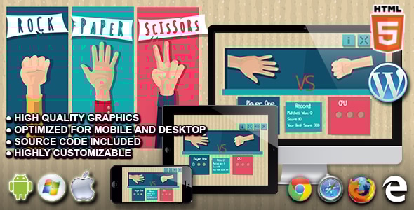 Rock Paper Scissor - HTML5 Arcade Game