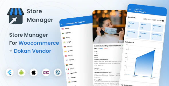 Store Manager - Woocommerce Admin and Dokan vendor app
