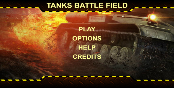 Tanks Battle Field - HTML 5 Game (Mobile Optimised)