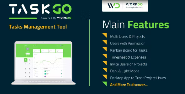 TaskGo – Tasks Management Tool