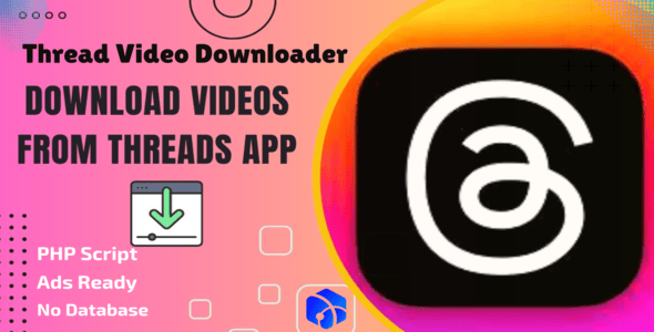 Thread Video & Image Downloader PHP Script