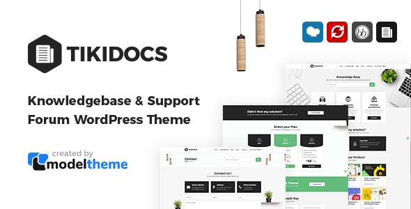 Tikidocs – Knowledgebase Support Forum WordPress Theme + RTL