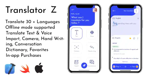 Translator Z - iOS Text and Speech to Text Translator