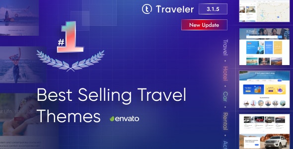 Traveler- Travel Booking WordPress Theme