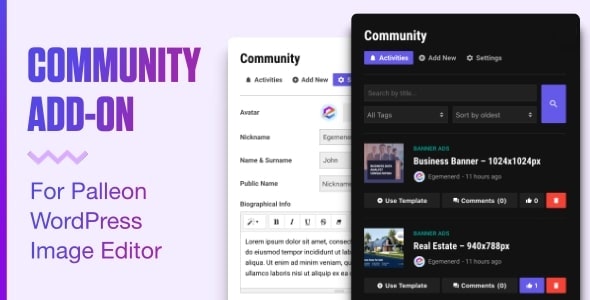 Trioceros - Community For Palleon WordPress Image Editor