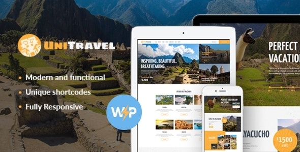 UniTravel- Travel Agency & Tourism Bureau WordPress Theme