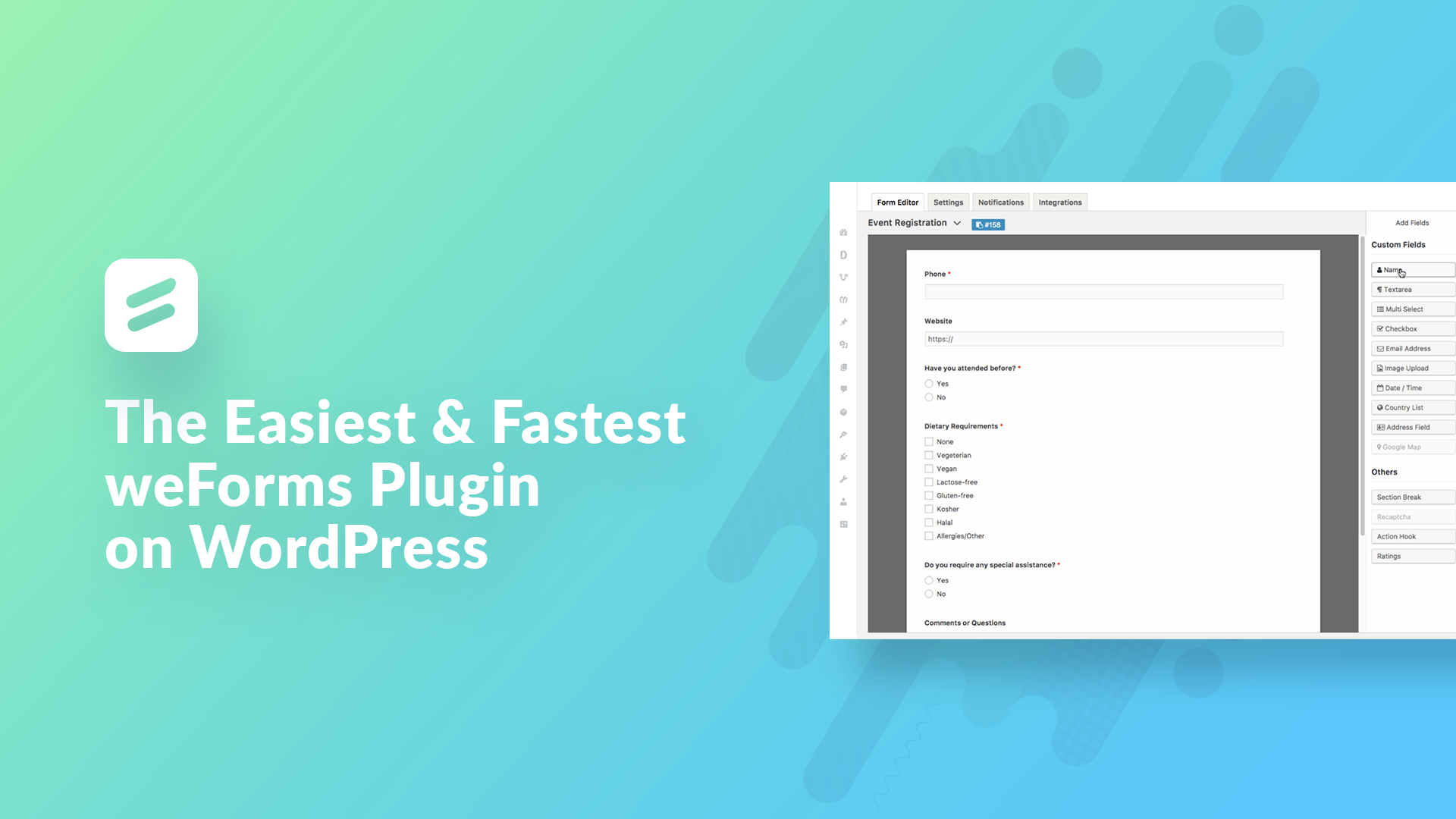 Weforms - Fastest Contact Form Plugin For Wordpress By Wedevs Business