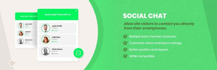 WhatsApp Chat - WordPress WhatsApp Chat plugin