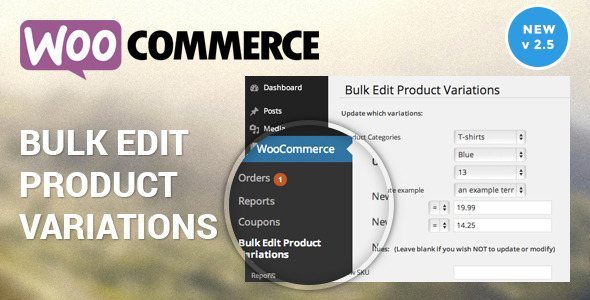 Woocommerce Bulk Edit Variable Products And Prices