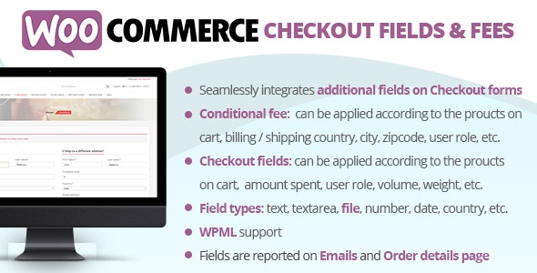 Woocommerce Checkout Fields & Fees