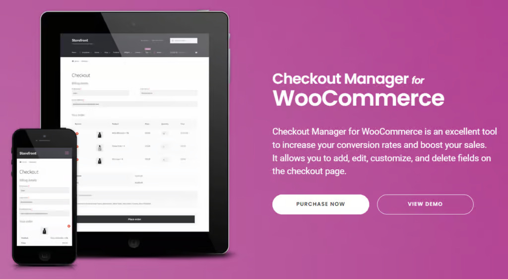 WooCommerce Checkout Manager PRO