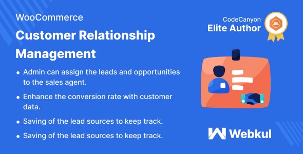 Woocommerce Customer Relationship Manager