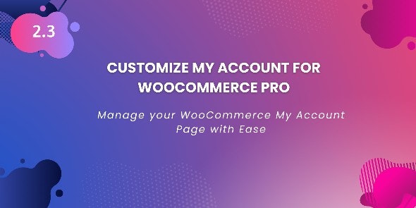 WooCommerce Customize My Account Pro