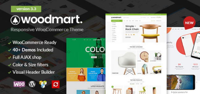 WoodMart - Responsive WooCommerce WordPress Theme