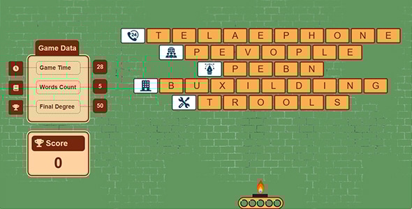 Words Memorization Game