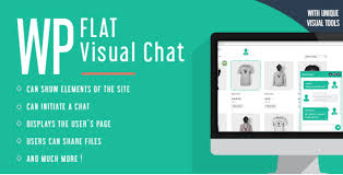 Wp Flat Visual Chat - Live Chat & Remote View For Wp Free