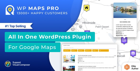 Wp Google Maps - Map Plugin For Wordpress