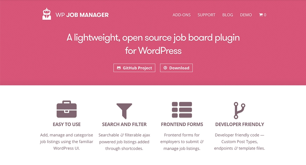 WP Job Manager – WordPress Plugin