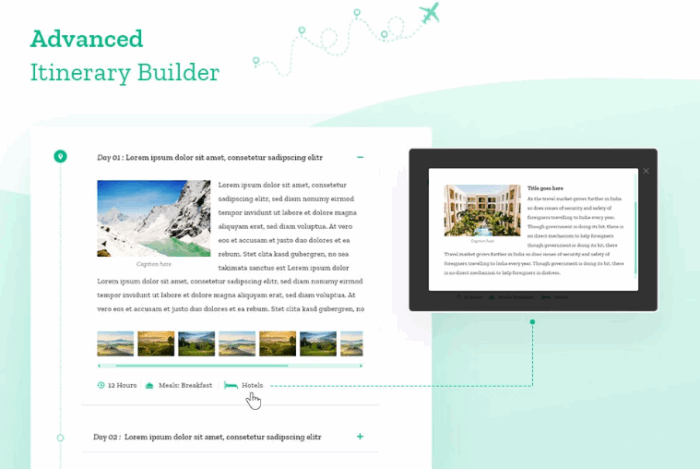 WP Travel Engine – Advanced Itinerary Builder