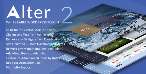 Wpalter - White Label Wordpress Plugin