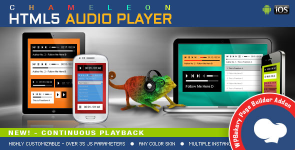 WPBakery - Chameleon Audio Player