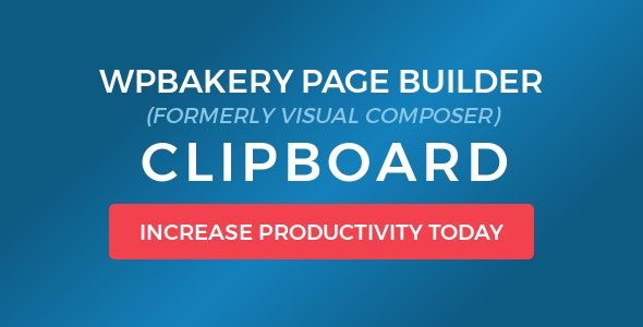 Wpbakery Page Builder (Visual Composer) Clipboard