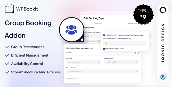 WPBookit - Group Booking
