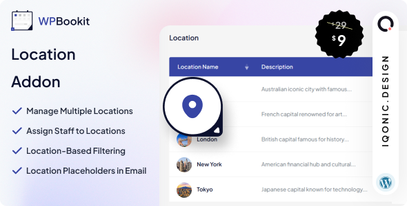 WPBookit - Location