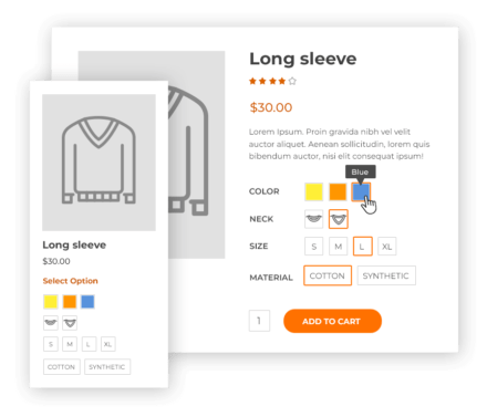YITH Color, Image &Label Variation Swatches for WooCommerce