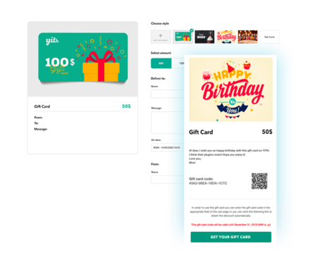 YITH WooCommerce Gift Cards