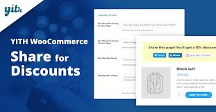 Yith WooCommerce Share for Discounts