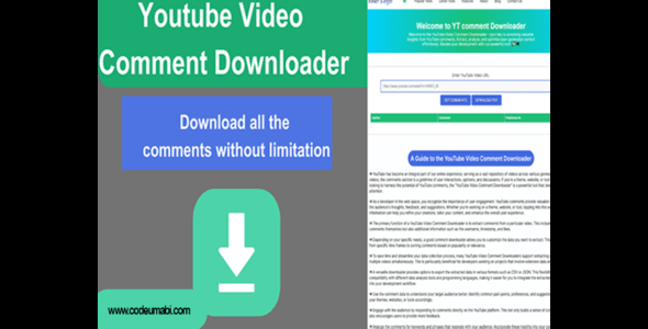 YT Comment Downloader