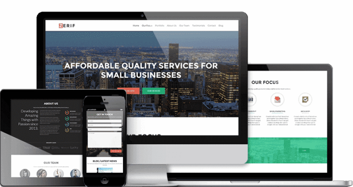 Zerif Pro WordPress Theme